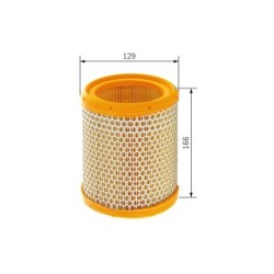 Filtre à air BOSCH 1457433227 pour CITROËN, DAEWOO, GM CORÉE, PEUGEOT BOSCH