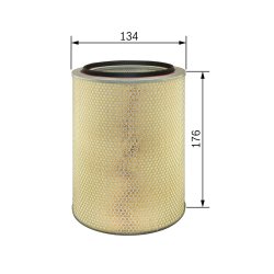 Filtre à air BOSCH 1457433275 pour FORD, NISSAN