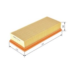 Air Filter BOSCH 1457433282 OE Ref 1444 Q8