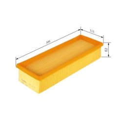 Filtre à air BOSCH 1457433297 pour CITROËN SAXO OE 1444E8 BOSCH