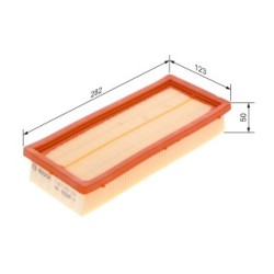 Filtre à air BOSCH 1457433316 pour FIAT, LANCIA PANDA, PUNTO, YPSILON BOSCH