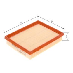 Filtre à air BOSCH 1457433526 pour CITROËN, PEUGEOT XSARA, 206 OE 1444G9 BOSCH