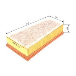 Filtre à air BOSCH 1457433527 pour CITROËN, PEUGEOT XSARA, ZX, 306 OE 1444F8 BOSCH