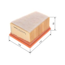 Filtre à air BOSCH 1457433529 pour DACIA, LADA, NISSAN, VAUXHALL, RENAULT BOSCH