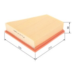 Filtre à air BOSCH 1457433532 pour SEAT, SKODA, VW OE L5Z129620 BOSCH