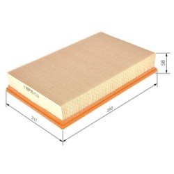 Filtre à air BOSCH 1457433536 pour VOLVO S80 OE 9186361 BOSCH