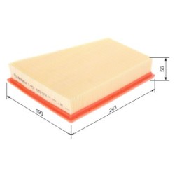 Filtre à air BOSCH 1457433573 pour NISSAN, RENAULT OE 1654600Q4D BOSCH