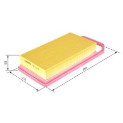 Filtre à air BOSCH 1457433591 pour CITROËN, PEUGEOT C5, C6, 407 OE 1444CV BOSCH