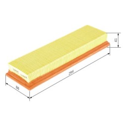 Filtre à air BOSCH 1457433623 pour RENAULT OE 1444L6 BOSCH