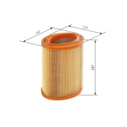 Filtre à air BOSCH 1457433769 pour CITROËN, PEUGEOT OE 1444E5 BOSCH