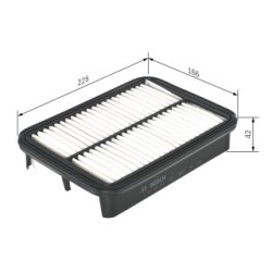 Air Filter BOSCH 1457433784 OE Ref 17801 11090