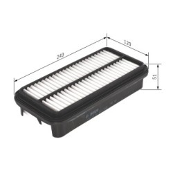 Filtre à air BOSCH 1457433957 pour TOYOTA PASEO, SOLUNA, STARLET OE 1780111080 BOSCH