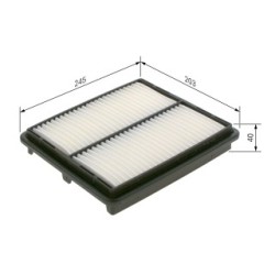 Air Filter BOSCH 1457433962 OE Ref 96181263