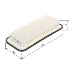 Filtre à air BOSCH 1457433971 pour CITROËN, DAIHATSU, PEUGEOT, SUBARU et plus encore... BOSCH