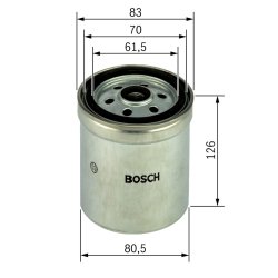 Filtre à carburant BOSCH 1457434295 OE 51125030018 BOSCH