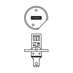 Ampoule projecteur BOSCH 1987301005 pour ABARTH, ALFA ROMEO, ALPINA et plus encore... BOSCH