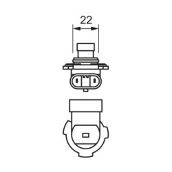 Ampoule projecteur BOSCH 1987301039 pour CHEVROLET, CHRYSLER, DODGE, FIAT et plus encore... BOSCH