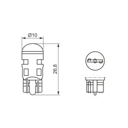 Ampoule de clignotant BOSCH 1987301506 pour ABARTH, ALFA ROMEO et plus encore... BOSCH