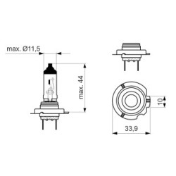 Spotlight Bulb BOSCH 1987302091