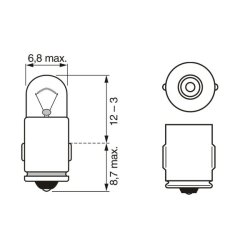 Ampoule BOSCH 1987302519 BOSCH