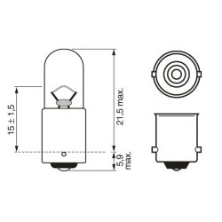 Bulb BOSCH 1 987 302 539