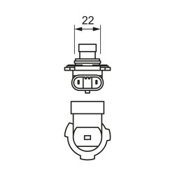 Ampoule projecteur BOSCH 1987302828 pour CHEVROLET, CHRYSLER, DODGE et plus encore... BOSCH