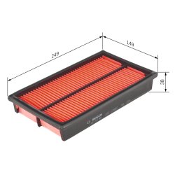Filtre à air BOSCH 1987429146 pour FORD, MAZDA LASER, 323, MX-5 OE FA1072 BOSCH
