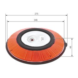 Filtre à air BOSCH 1987429148 pour NISSAN BOSCH