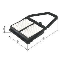 Filtre à air BOSCH 1987429176 pour HONDA CIVIC OE 17220-PLC-Y00 BOSCH