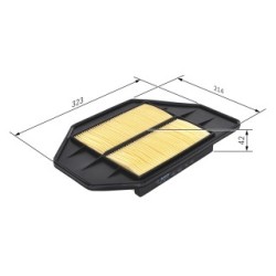 Filtre à air BOSCH 1987429178 pour HONDA CIVIC OE 17220-PLZ-E01 BOSCH