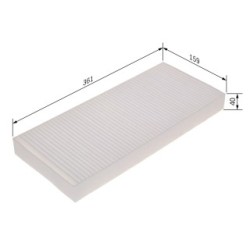 Filtre à pollen BOSCH 1987431162 pour MAN OE 85619500025 BOSCH