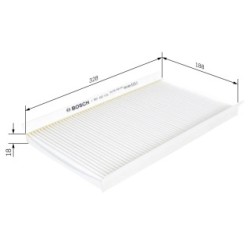 Filtre à pollen BOSCH 1987432015 pour CHEVROLET, VAUXHALL OE 90386776 BOSCH