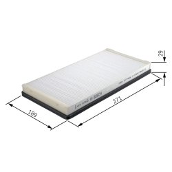 Filtre d'habitacle BOSCH 1987432022 pour PEUGEOT 405