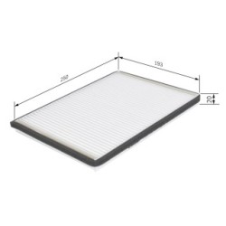 Filtre à pollen BOSCH 1987432058 pour FORD, NISSAN OE 1960932 BOSCH