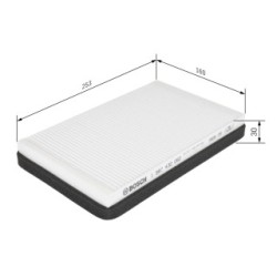 Filtre à pollen BOSCH 1987432062 pour VOLVO OE 1313232 BOSCH