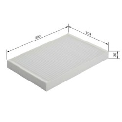 Filtre à pollen BOSCH 1987432071 pour AUDI, SEAT OE 8E0819439 BOSCH