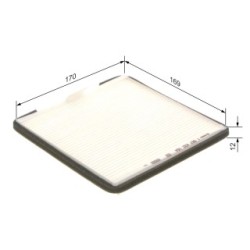 Filtre à pollen BOSCH 1987432164 pour DAIHATSU, HYUNDAI, KIA OE S9713307010AT BOSCH