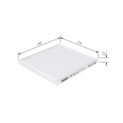 Filtre à pollen BOSCH 1987432172 pour SUZUKI LIANA OE 9586154G00000 BOSCH