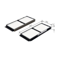 Pollen Filter BOSCH 1987432209 OE Ref BBP261J6X9A