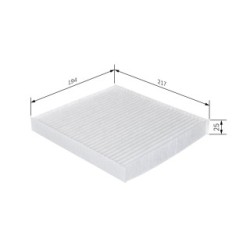 Filtre à pollen BOSCH 1987432273 pour CHRYSLER, DODGE, FIAT, JEEP, LANCIA BOSCH