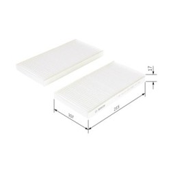 Filtre à pollen BOSCH 1987432277 pour HYUNDAI, KIA OE 97133-2E900 BOSCH