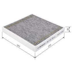 Filtre à pollen BOSCH 1987432368 pour BMW Z4 OE 64116915764 BOSCH