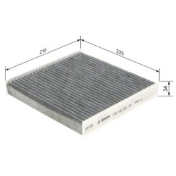 Filtre à pollen BOSCH 1987432383 pour CITROEN, PEUGEOT OE 6447SQ BOSCH