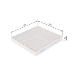 Filtre à pollen BOSCH 1987432540 pour AUDI, CUPRA, MAN, SEAT, SKODA, VW BOSCH