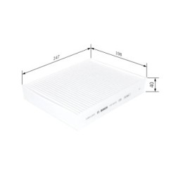 Filtre à pollen BOSCH 1987435003 pour ALPINA, BMW OE 64119237554 BOSCH