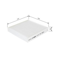 Filtre à pollen BOSCH 1987435005 pour ABARTH, CHRYSLER, FIAT, LANCIA BOSCH