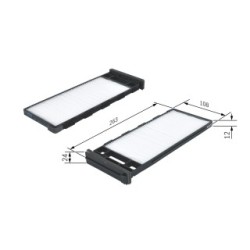 Filtre à pollen BOSCH 1987435006 pour NISSAN PATROL OE B72000W010 BOSCH