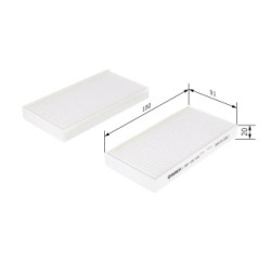 Pollen Filter BOSCH 1987435008 OE Ref 68033193AA