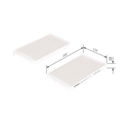 Pollen Filter BOSCH 1987435015 OE Ref 976174H900