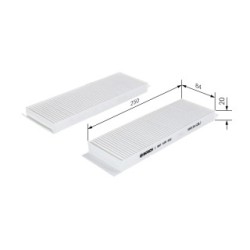 Filtre à pollen BOSCH 1987435050 pour HYUNDAI i20 OE 97133-4P000 BOSCH